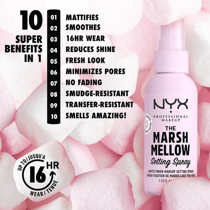 NYX The Marsh Mellow Setting Spray 60ml - Setting Spray at MyPerfumeShop by NYX