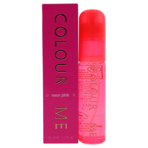 Milton Lloyd Colour Me Neon Pink Eau de Parfum 50ml Spray - Eau de Perfume at MyPerfumeShop by Milton Lloyd