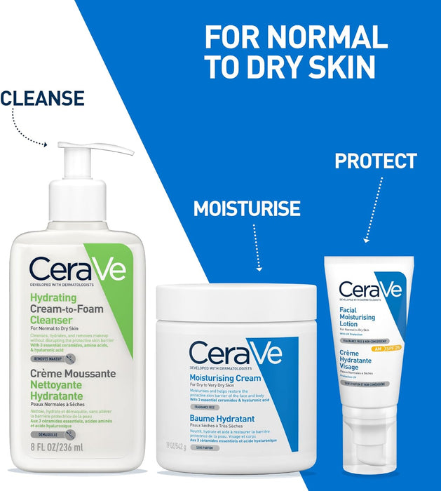 CeraVe Day & Night Facial Routine Set - Skin Care Product at MyPerfumeShop by CeraVe