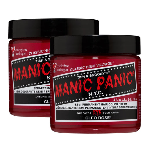 Manic Panic High Voltage Classic Semi-Permanent Hair Colour 118ml - Cleo Rose - Hair Colourant at MyPerfumeShop by Manic Panic