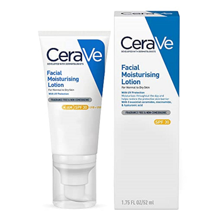 CeraVe AM Facial Moisturising Lotion SPF25 - 52ml - Regime Skin Care at MyPerfumeShop by Cerave