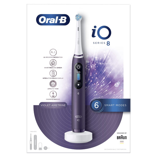 Oral-B iO8 Violet Ametrine - Rotating at MyPerfumeShop by Oral-B