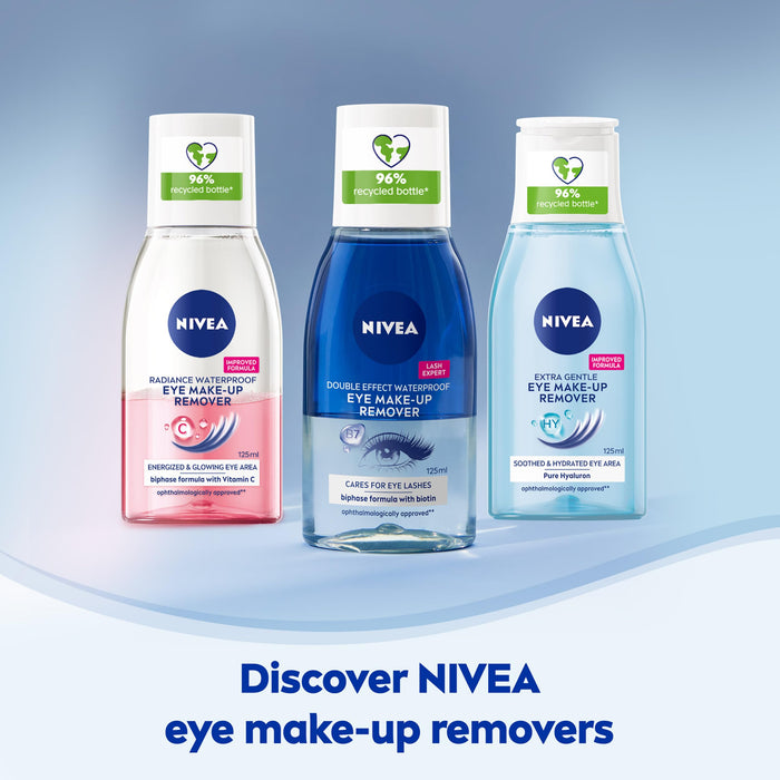 Nivea Visage Double Effect Eye Make-Up Remover - 125ml - Regime Skin Care at MyPerfumeShop by Nivea