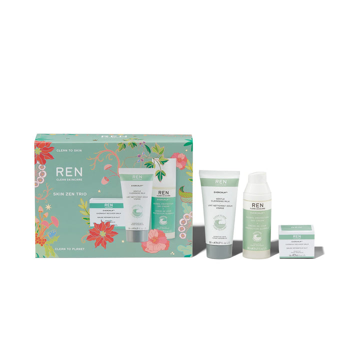 Ren Skin Zen Trio Cleanse Milk,Day Cream,O/N Balm - Sets & Kits at MyPerfumeShop by REN Clean Skincare