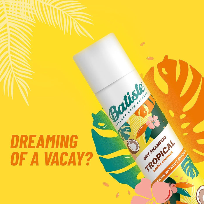 Batiste Dry Shampoo Tropical Exotic Coconut 350ml - Shampoo at MyPerfumeShop by Batiste