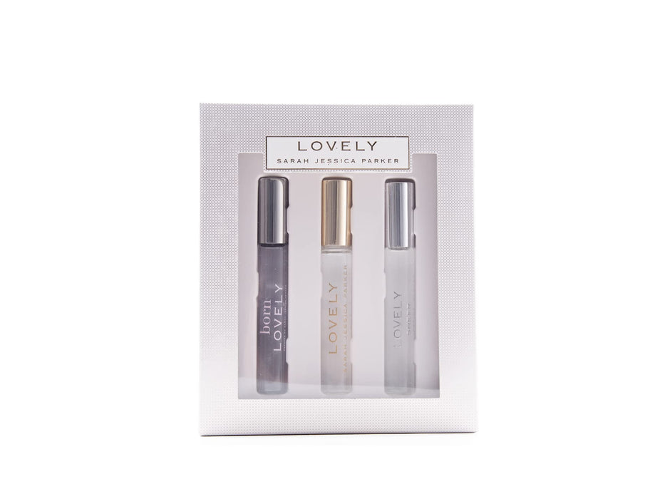 Sarah Jessica Parker Lovely Rollerball Gift Set 10ml Born Lovely EDP + 10ml Lovely EDP + 10ml Lovely Sheer EDP - Fragrance at MyPerfumeShop by Sarah Jessica Parker