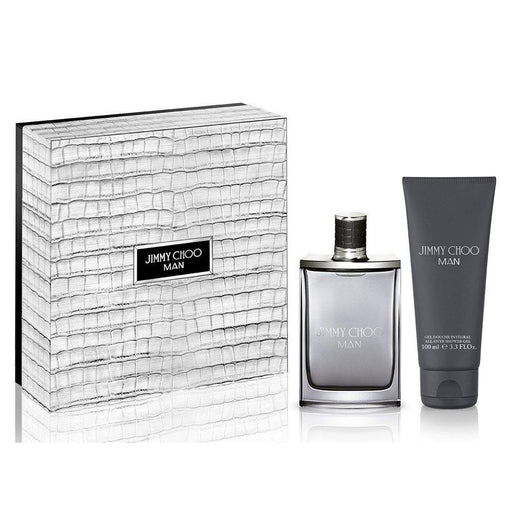 Jimmy Choo Man Gift Set 50ml EDT + 100ml All Over Shower Gel - Fragrance at MyPerfumeShop by Jimmy Choo