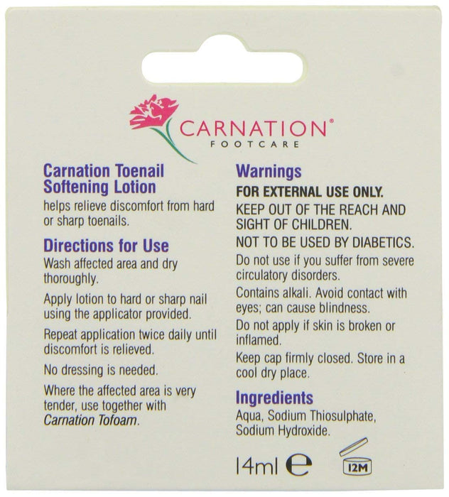 Carnation Toenail Softening Lotion - 14ml - Foot Care at MyPerfumeShop by Carnation