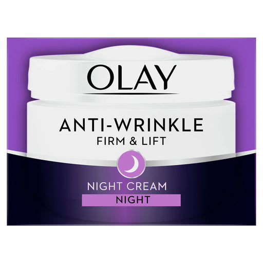 Olay Anti-Wrinkle Firm & Lift Night Cream - 50ml - Regime Skin Care at MyPerfumeShop by Olay