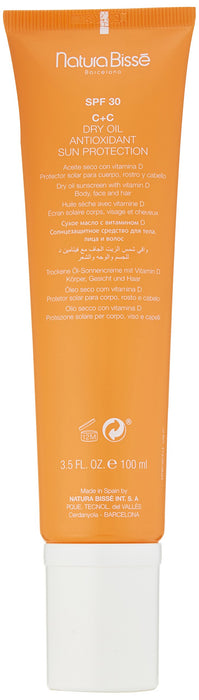 Natura Bisse C+C Vitamin Antioxidant Sun Protection SPF 30 Dry Oil 100ml - Face at MyPerfumeShop by Natura Bisse