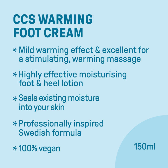 CCS Warming Foot Cream - 150ml - Foot Care at MyPerfumeShop by Ccs