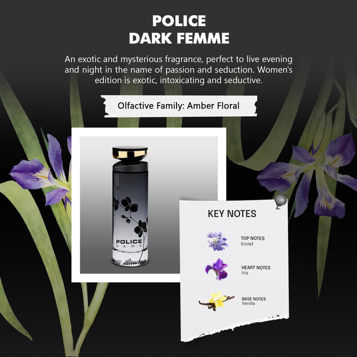 Police Dark Pour Femme Eau De Toilette 100ml - Eau de Toilette at MyPerfumeShop by Police