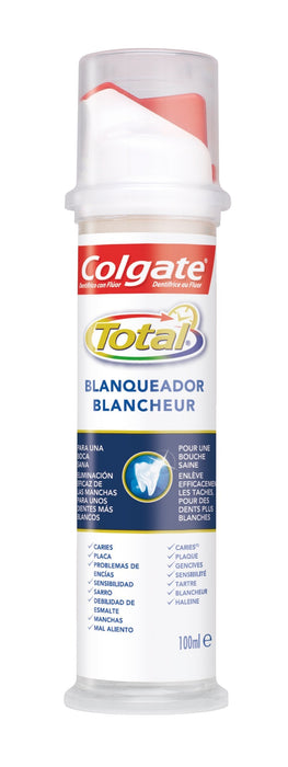 Colgate Total Advanced Toothpaste Pump Whitening - 100ml - Toothpaste at MyPerfumeShop by Colgate