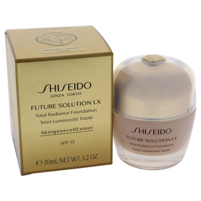 Shiseido Future Solution LX Total Radiance Foundation 30ml - 3 Neutral - Cosmetics at MyPerfumeShop by Shiseido