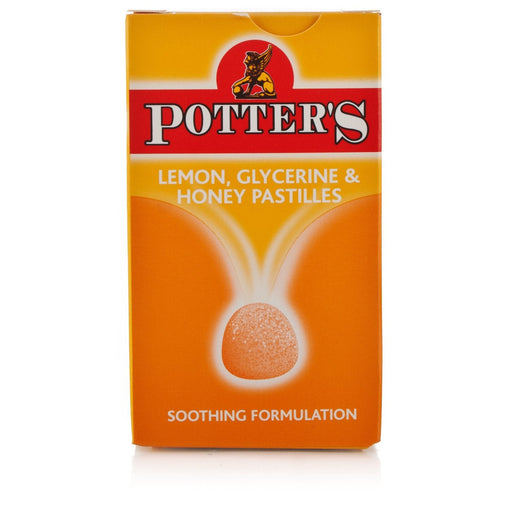 Potter's Pastilles Lemon Glycerine & Honey - 45g - Cough &Colds at MyPerfumeShop by Potters