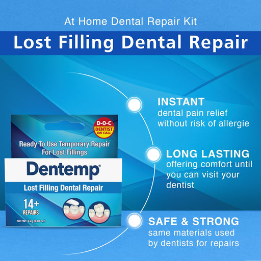 Dentemp Temporary Dental Filling Mix - First Aid at MyPerfumeShop by Dentemp