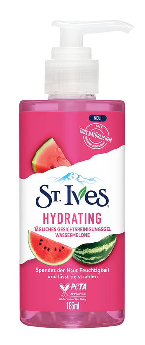 St. Ives Hydrating Watermelon Face Wash 200ml - Facial Cleansers at MyPerfumeShop by St. Ives