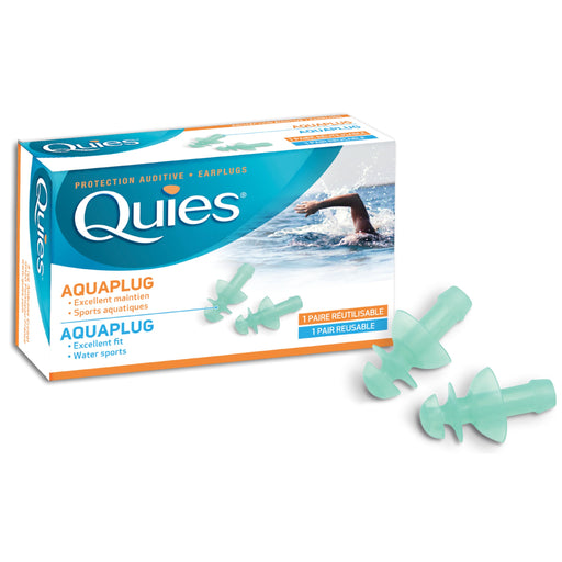 Quies Aqua Ear Plugs 1 Pair x 2 - Ear Plugs at MyPerfumeShop by Quies