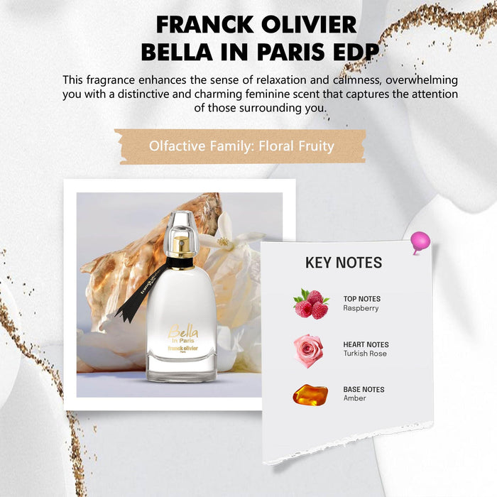 Franck Olivier Bella In Paris Eau De Parfum 75ml - Chalk at MyPerfumeShop by Franck Olivier