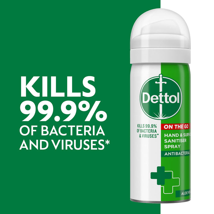 Dettol On the Go Hand & Surface Sanitiser Spray Aloe Vera - 50ml - Handwash/Soap at MyPerfumeShop by Dettol