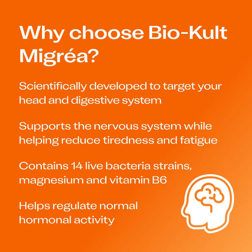 Bio-Kult Migrea Daily Supplement 60 Capsules - Immune Support at MyPerfumeShop by Bio-Kult