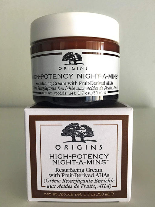 Origins High Potency Night-A-Mins Oil-Free Resurfacing Cream With Fruit-Derived AHAs 50ml - Skincare at MyPerfumeShop by Origins