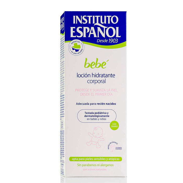 Instituto EspaÃƒÂ±ol BebÃƒÂ© Baby Moisturizing Body Lotion Newborn Sensitive Skin Without Allergens 300ml - Body Lotion at MyPerfumeShop by Instituto Español