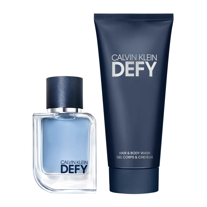 Calvin Klein Defy EDT Giftset 50ml- EDT Spray 50ml and Shower Gel 100ml - Beauty at MyPerfumeShop by Calvin Klein