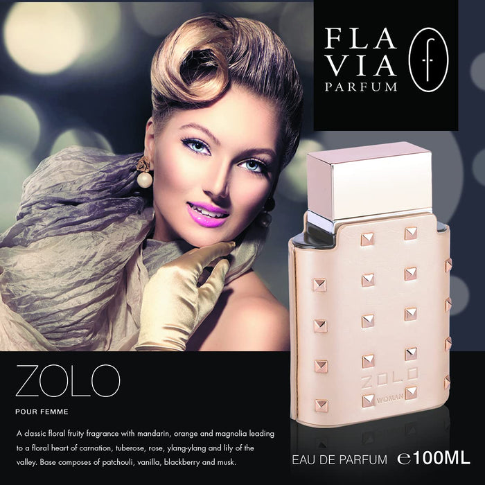 Flavia Zolo Eau de Parfum 100ml Spray - Fragrance at MyPerfumeShop by Flavia