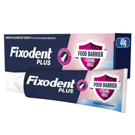 Fixodent Denture Adhesive Cream Dual Protection - 40g - Denture Care at MyPerfumeShop by Procter & Gamble