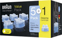 Braun Clean & Charge Shaver Cartridges 5+1 - Cartridges at MyPerfumeShop by Braun