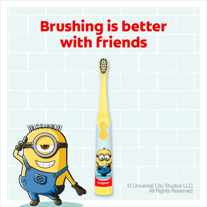 Colgate Minions Battery Toothbrush - Toothbrushes at MyPerfumeShop by Colgate