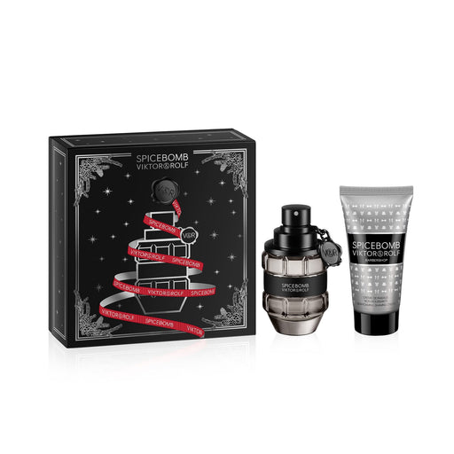 Viktor & Rolf Spicebomb Christmas Gift Set 50ml EDT + 50ml Shaving Cream - Beauty at MyPerfumeShop by Viktor & Rolf