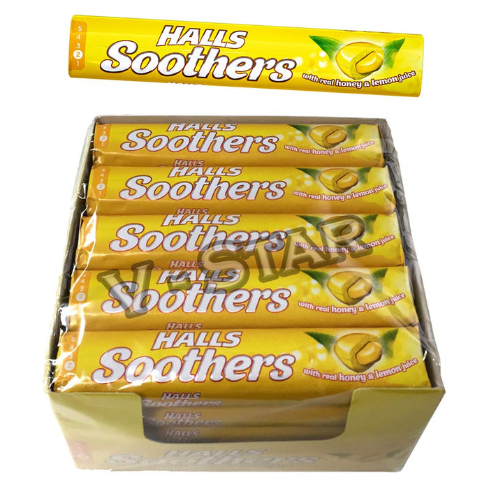 Halls Soothers Honey & Lemon 20 Pack x 10 - Cough &Colds at MyPerfumeShop by Halls