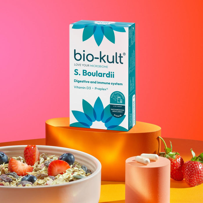 Bio-Kult S. Boulardii - Saccharomyces Yeast - Vitamin D3 - Contributes to the Immune System - Health Foods at MyPerfumeShop by Bio-Kult