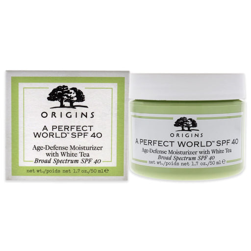 Origins A Perfect World Age-Defence Moisturiser with White Tea SPF40 50ml - Skincare at MyPerfumeShop by Origins