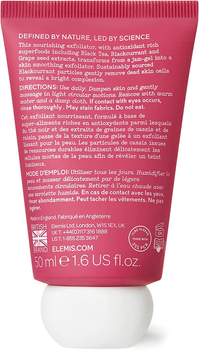 Elemis Superfood Jelly Exfoliator Blackcurrant Face Scrub 50ml - Face Scrub at MyPerfumeShop by Elemis