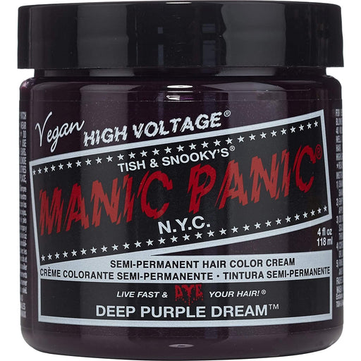 Manic Panic High Voltage Deep Purple  Semi-Permanent Hair Color Cream 118ml - Semi-Permanent Colour at MyPerfumeShop by Manic Panic