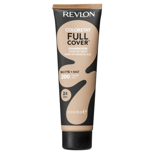 Revlon Colorstay Full Cover Matte 200 Nude Foundation 30ml - Foundation at MyPerfumeShop by Revlon