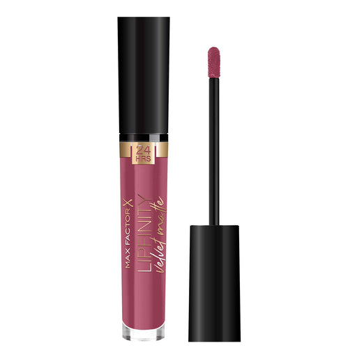 Max Factor Lipfinity Velvet Matte Liquid Lipstick 4ml - 005 Matte Merlot - Lipsticks at MyPerfumeShop by Max Factor