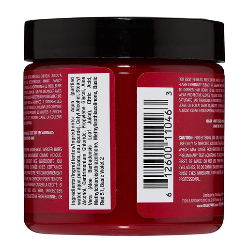 Manic Panic High Voltage Classic Semi-Permanent Hair Colour 118ml - Cleo Rose - Hair Colourant at MyPerfumeShop by Manic Panic