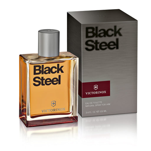 Swiss Army Black Steel Eau de Toilette 100ml Spray - Eau de Toilette at MyPerfumeShop by Swiss Army