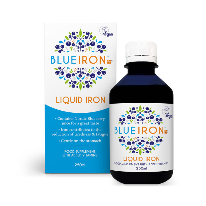 Blue Iron Food Supplement Liquid Iron With Added Vitamins - 250ml - Energy & Mind at MyPerfumeShop by Blueiron