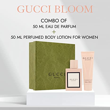 Bloom Gucci 2 Piece Gift Set: Eau De Parfum 100ml - Body Lotion 100ml - Gift Set at MyPerfumeShop by Gucci