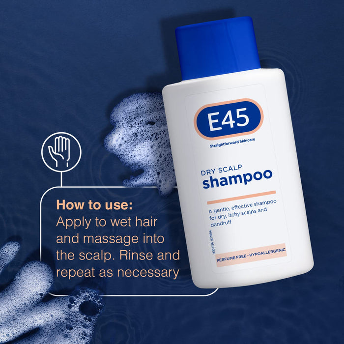 E45 Shampoo Dry Itchy Scalp - 200ml - Scalp Conditions at MyPerfumeShop by E45