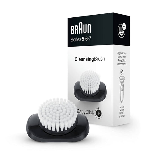 Braun EasyClick Cleansing Brush Attachment for Series 5, 6 and 7 Electric Shaver (New Generation) - Foil Shavers at MyPerfumeShop by Braun