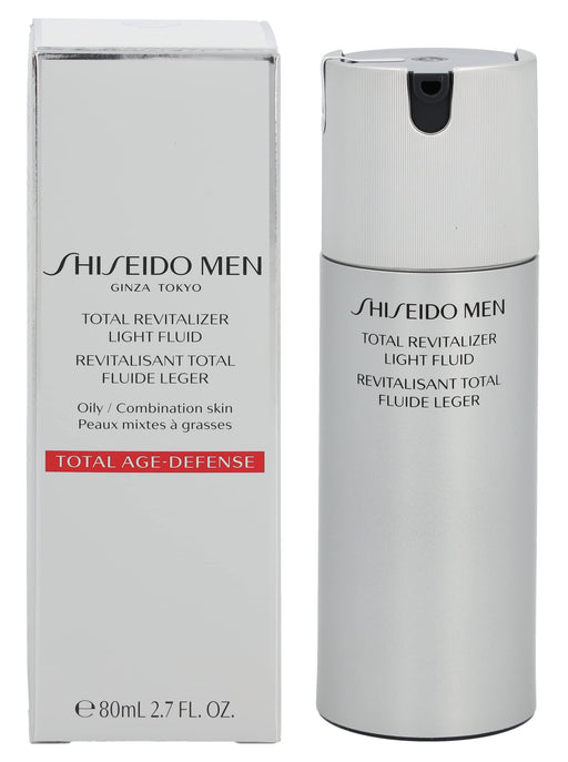 Shiseido Men Total Revitalizer Light Fluid Moisturiser 80ml - Skincare at MyPerfumeShop by Shiseido