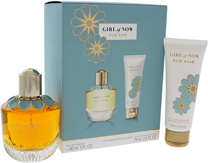 Elie Saab Girl Of Now 2 Piece Gift Set: Eau De Parfum 50ml - Body Lotion 75ml - Gift Set at MyPerfumeShop by Elie Saab