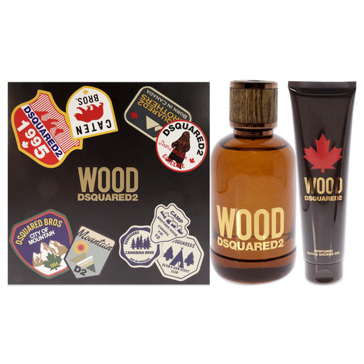 DSquared² Wood For Him Gift Set 100ml EDT + 150ml Shower Gel - Fragrance at MyPerfumeShop by DSquared²