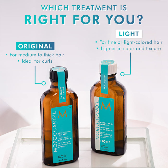 Moroccanoil Hair Treatment For For Fine or Light Coloured Hair 50ml - Hair Oils at MyPerfumeShop by Moroccanoil